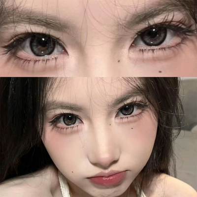 mm（2片装）美瞳棕色月抛大小直径