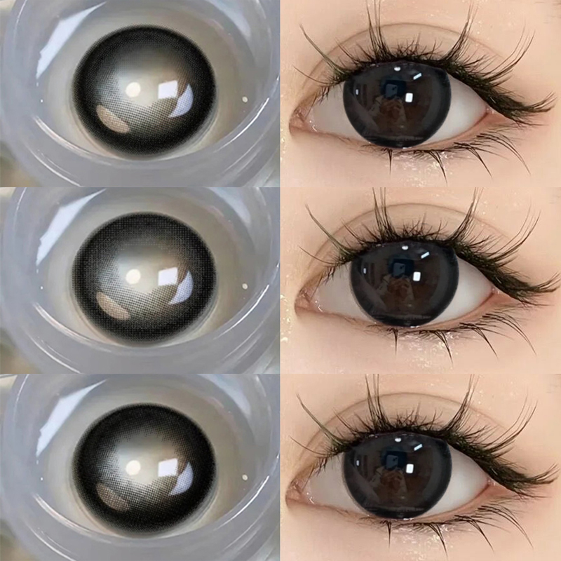 买一副送一副，送护理液+镜盒*2