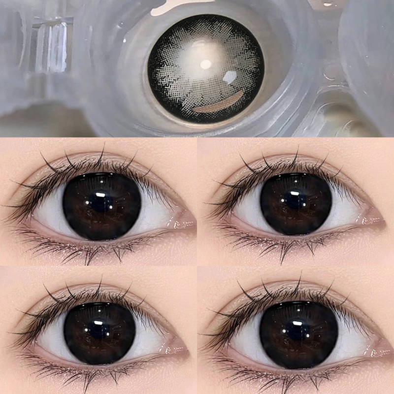 大美目黑色美瞳大直径14.5半年抛年抛2023新款彩色近视隐形眼镜TN