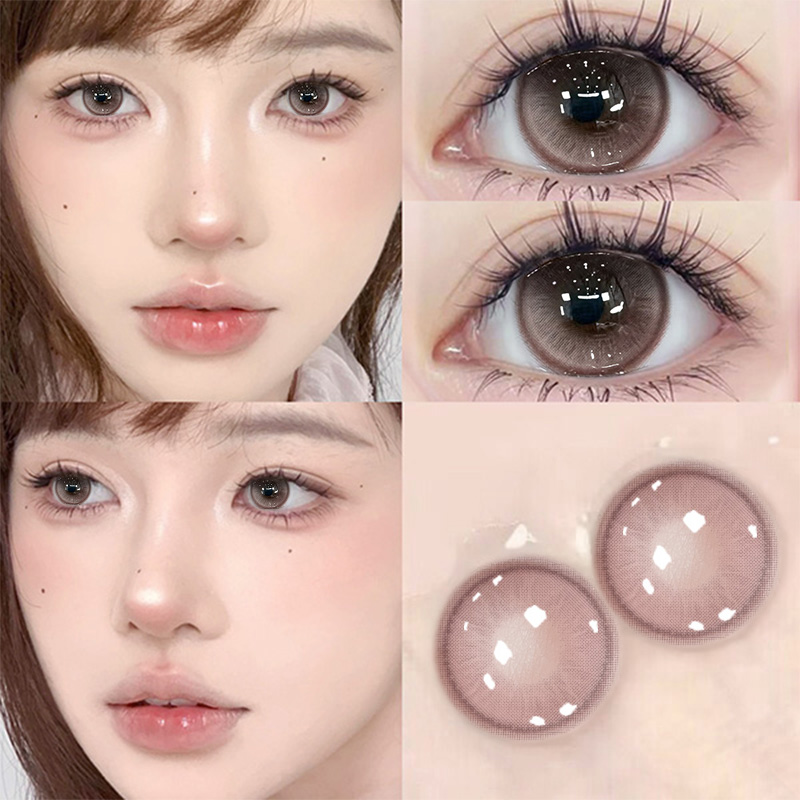 春风有信日抛美瞳10片粉色大小直径dd一次性抛正品官网隐形眼镜TN