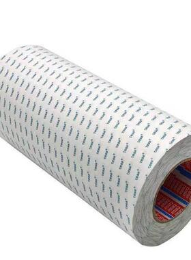 德莎tesa68614半透明无纺布双面胶绒布PTFE泡棉橡胶铭牌PC贴合