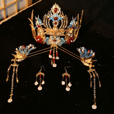 古风秀禾步摇流苏汉服婚嫁发饰