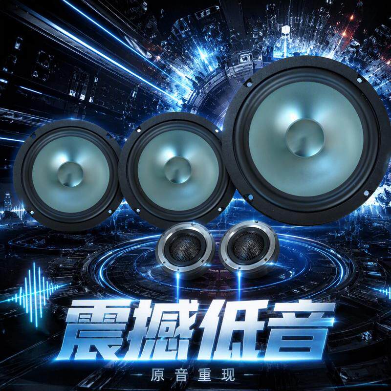 大众迈特威音响前后门喇叭高中重低音扬声器同轴音响6.5寸 无损安