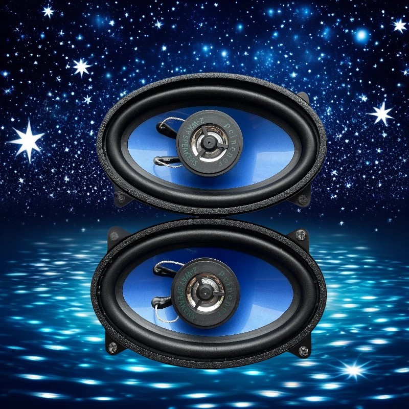 汽车音响4x6寸同轴喇叭乐驰奇瑞3普桑旗云货车改装升级高中低音炮