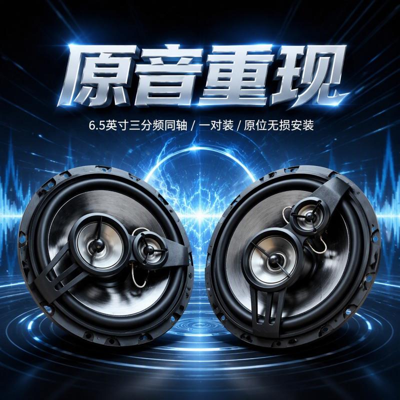 江淮和悦音响前后门喇叭高中重低音扬声器同轴音响6.5寸 无损