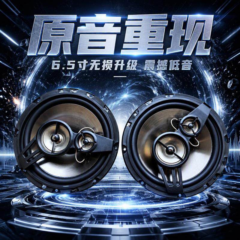 别克陆尊音响前门喇叭高中重低音扬声器同轴音响6.5寸 无损