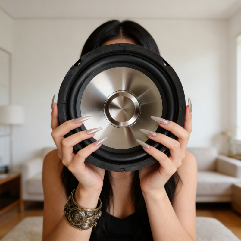 正品黑克仕6.5寸中低音炮汽车喇叭车载音响改装大磁铁水桶DIY音箱