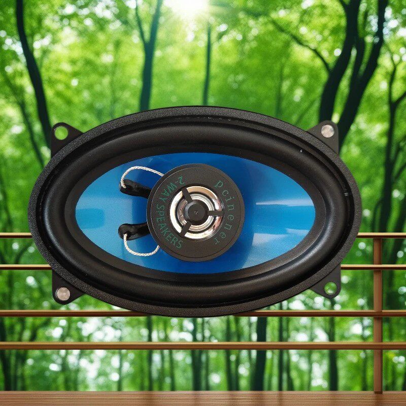 4x6汽车低音喇叭改装升级车载同轴扬声器音响音箱搭配高中低音炮
