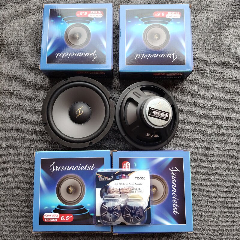 原装卡顿柏林6.5寸汽车之声喇叭中低音响高音改装扬声器家用音箱