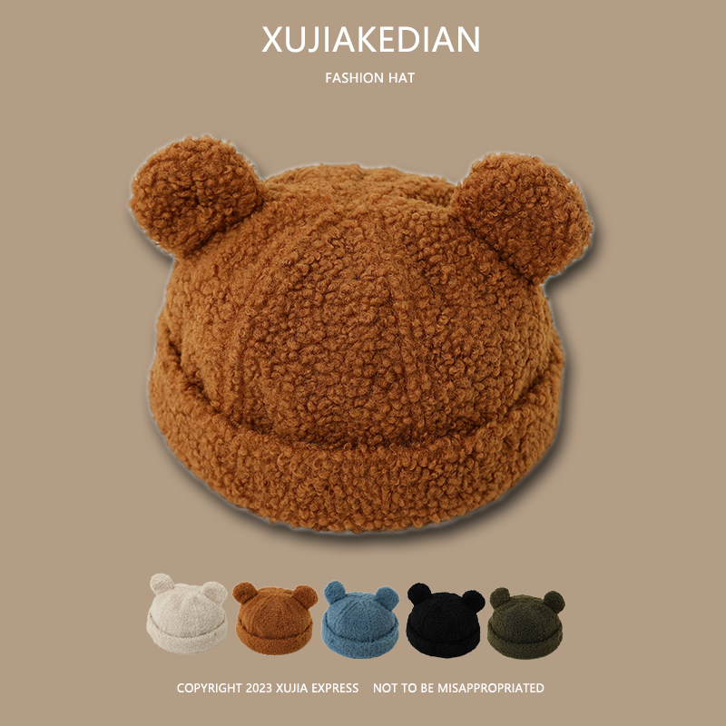 儿童帽子秋冬新款雅痞男童瓜皮帽洋气保暖宝宝套头地主帽羊羔绒帽,童装/婴儿装/亲子装,帽子,淘宝优惠券,粉丝福利购,淘宝优惠卷