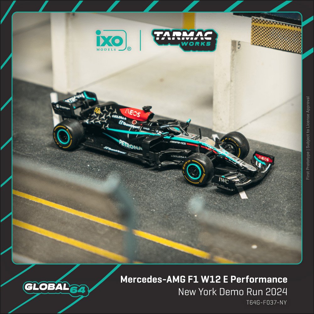 TW 1:64 奔驰  AMG F1 W12 E 44# 汉密尔顿 纽约 合金汽车模型