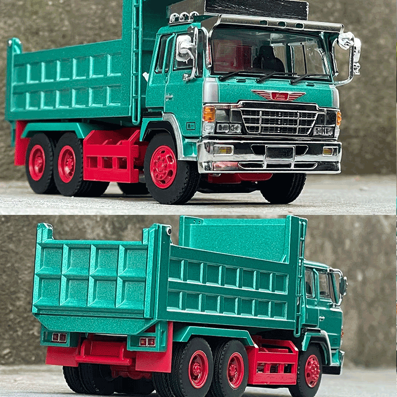 DBGT 1/64 日野大鹰自卸车 工程自卸卡车模型 合金汽车模型