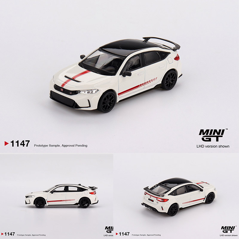 预售 MINIGT 1:64 #1147 本田思域Honda Civic Type R 汽车模型