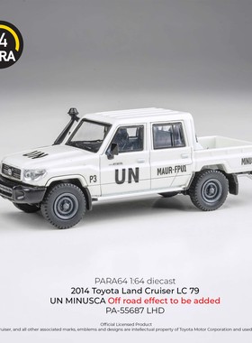 PARA 1/64 丰田 LC79 2014越野皮卡 Land Cruiser 合金汽车模型
