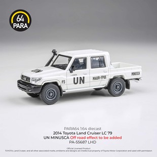 丰田 LC79 2014越野皮卡 PARA Cruiser Land 合金汽车模型