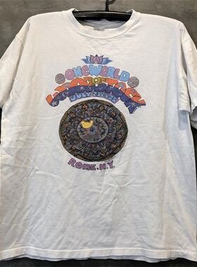 Woodstock伍德斯托克音乐节OS风重磅棉短袖ins超火街头质感T恤潮