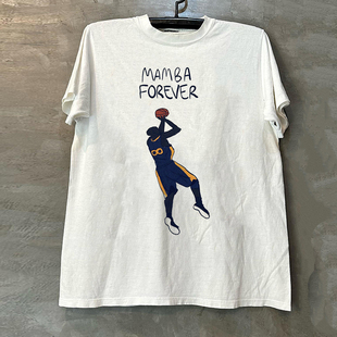 Mamaba Forever黑曼巴科比纪念款潮牌短袖T恤Cityboy美式质感半袖