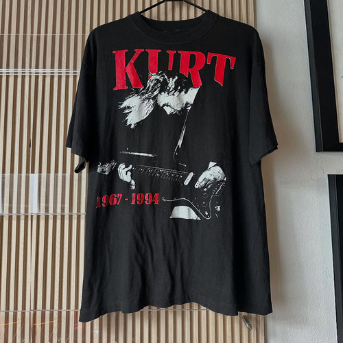 KurtCobain舞台剪影印花短袖