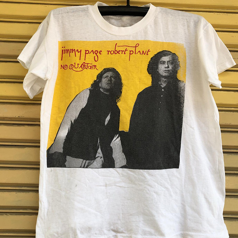 Jimmy page吉米·佩奇高街摇滚吉他vintage复古短袖美潮炸街T恤棉