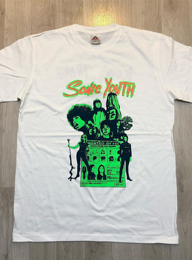 Sonic youth音速青年摇滚朋克乐队高街FOG涅槃枪花潮牌短袖tee恤