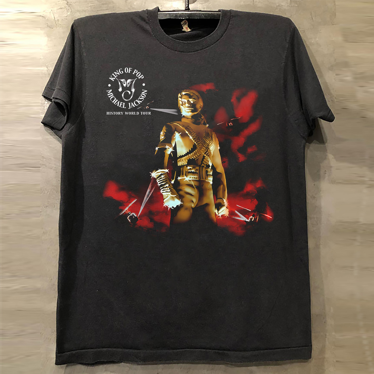 Michael Jackson迈克尔&middot;杰克逊纪念版合辑短袖T恤vibe美式半袖潮