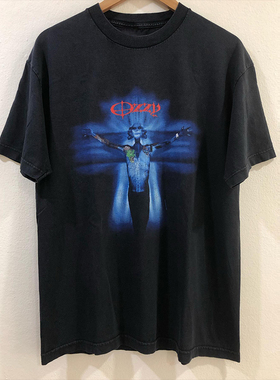 Ozzy Osbourne奥兹乐队金属摇滚chic嘻哈慵懒风短袖男女重磅棉T恤