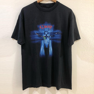 Ozzy Osbourne奥兹乐队金属摇滚chic嘻哈慵懒风短袖男女重磅棉T恤