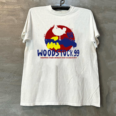 Woodstock99音乐节美式短袖T恤