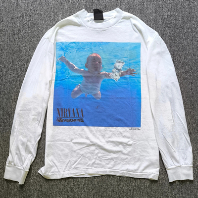 涅槃乐队美式重磅纯棉圆领上衣潮