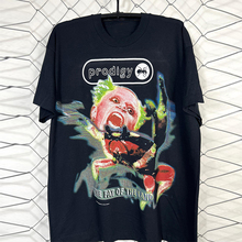 The Prodigy超凡摇滚乐队专辑短袖T恤FOG哥特风美式街头重磅潮tee