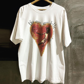 The 复古重磅圆领棉tee T恤hiphop美式 Goo Dolls摇滚乐队短袖