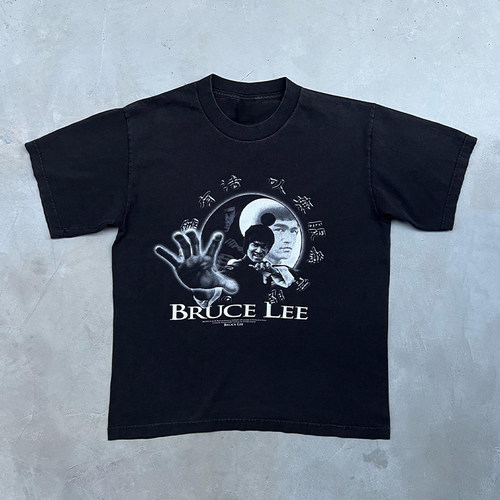 BruceLee李小龙功夫巨星短袖