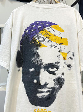 Dennis Rodman丹尼斯罗德曼美式街头嘻哈篮球短袖男女宽松潮牌T恤