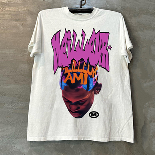 大虫Dennis Rodman丹尼斯·罗德曼篮球运动短袖T恤BF风潮牌半袖男