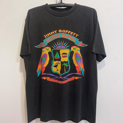 音乐家吉米·巴菲特美式纯棉T恤