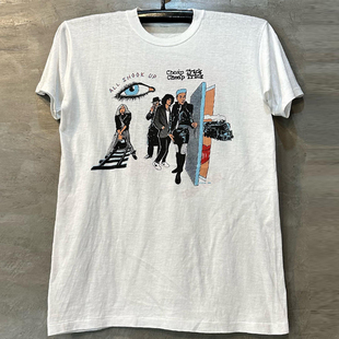 Cheap Trick摇滚乐队插画潮牌设计感短袖T恤hiphop美式复古体恤衫