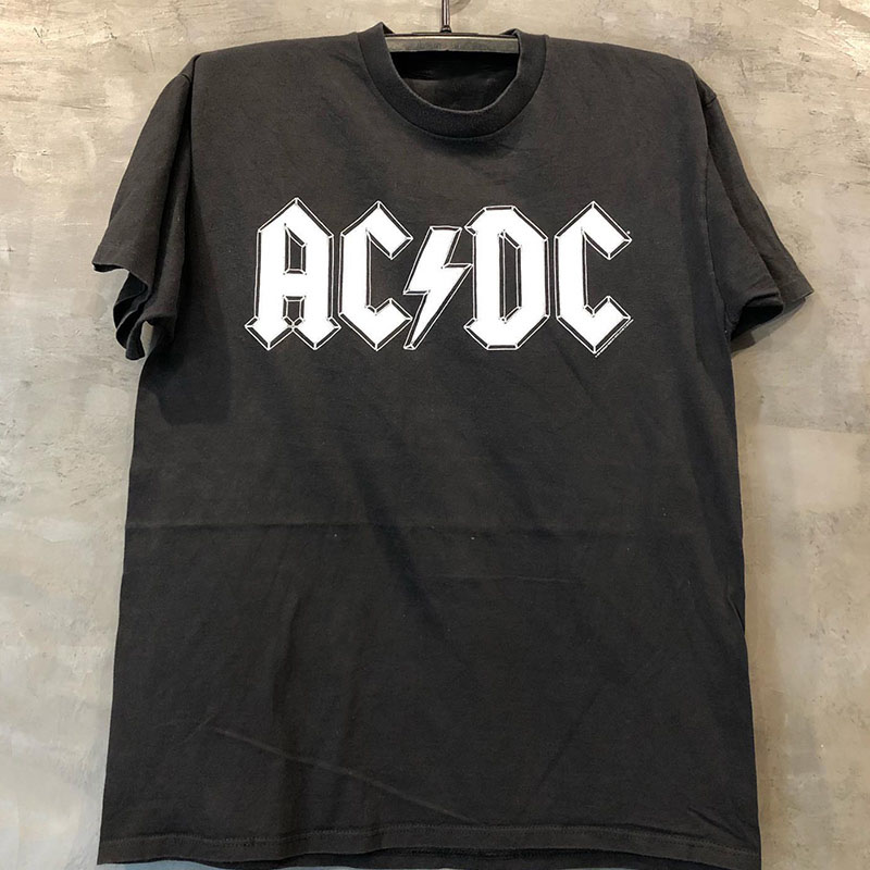 ACDC摇滚乐队男女短袖t恤