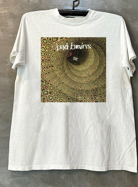 Bad Brains摇滚乐队短袖T恤post-punk高级设计感美式重磅纯棉半袖
