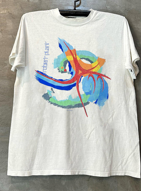 Robert·Plant摇滚歌手罗伯特·普兰特cec波普艺术美式短袖T恤潮