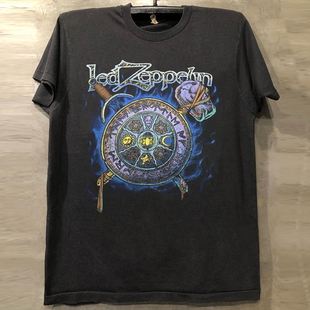 Led Zeppelin齐柏林飞艇摇滚乐队潮牌短袖T恤ins百搭美式体恤衫潮