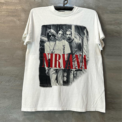 Nirvana涅槃乐队短袖hiphop
