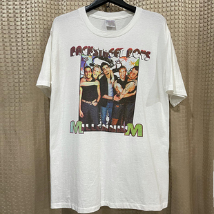 T恤 复古潮牌重磅棉短袖 Backstreet Boys后街男孩乐队vintage美式