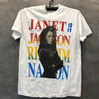 JANETJACKSON欧美男女短袖t恤