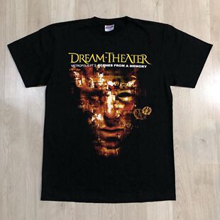 Dream Theater梦剧院乐队金属摇滚短袖vintage男女复古短袖T恤潮