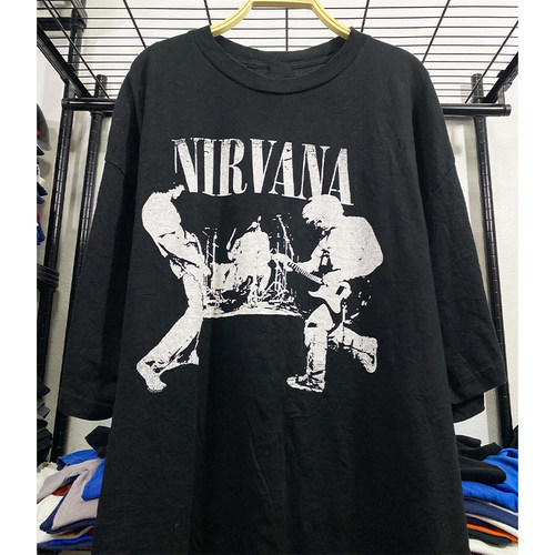 Nirvana涅槃乐队短袖vintage复古