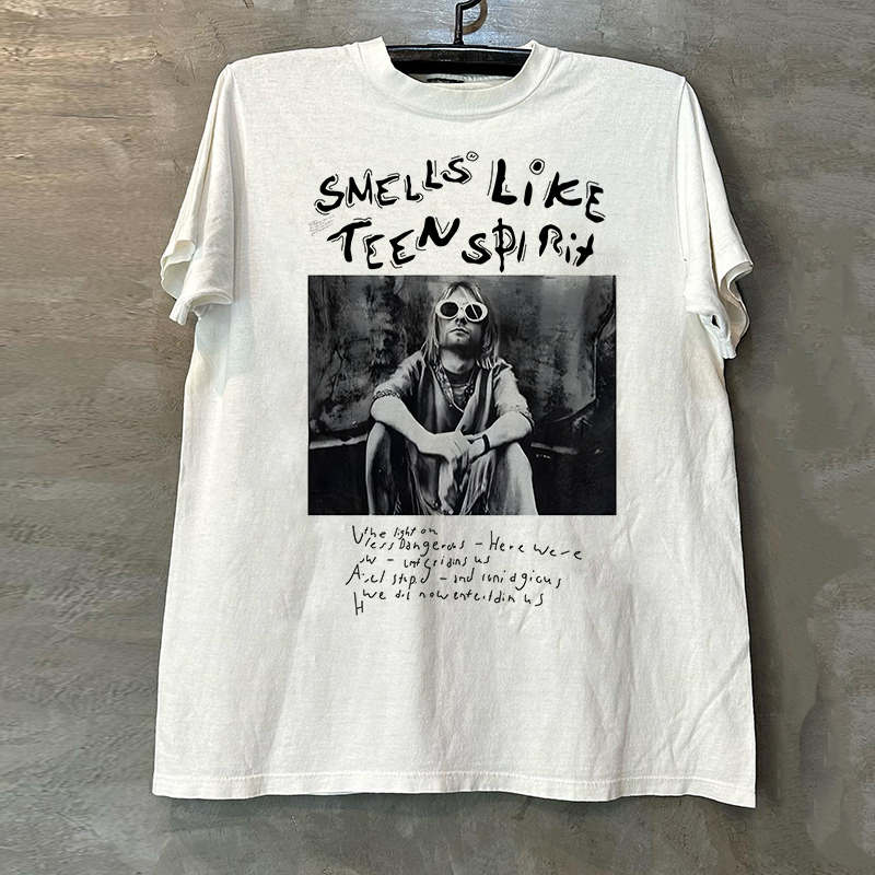 科特·柯本周边美式纯棉短袖T恤