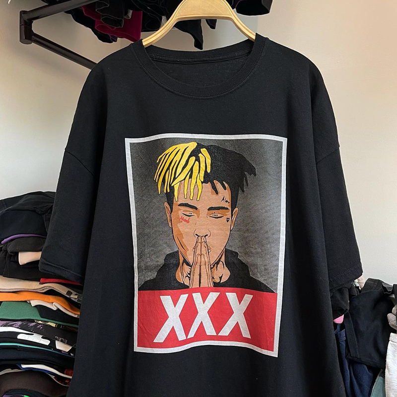 vintage短袖T恤欧美高街男女款