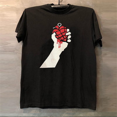 GreenDay绿日乐队朋克风短袖