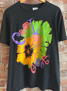 Cool Jerk美式慵懒风潮牌印花短袖T恤vintage原宿风重磅情侣棉tee