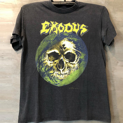 EXODUS骷髅男女短袖t恤
